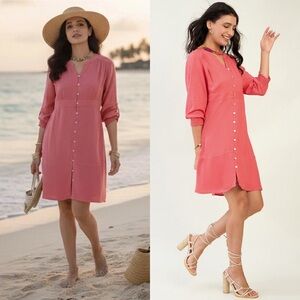 J. Jill Linen Blend Dress